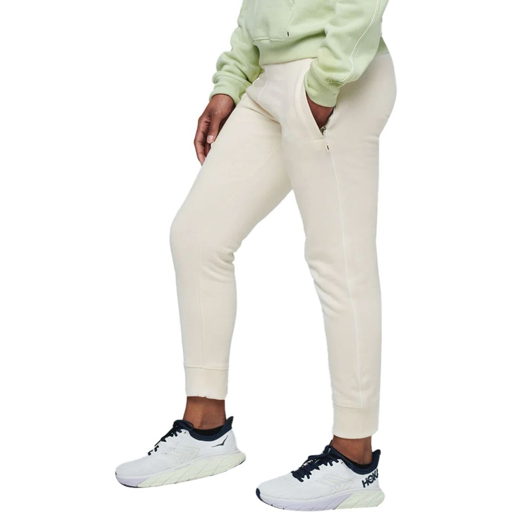 COTOPAXI | M | Ivory Cream Organic Cotton Recycled Polyester Drawstring Joggers